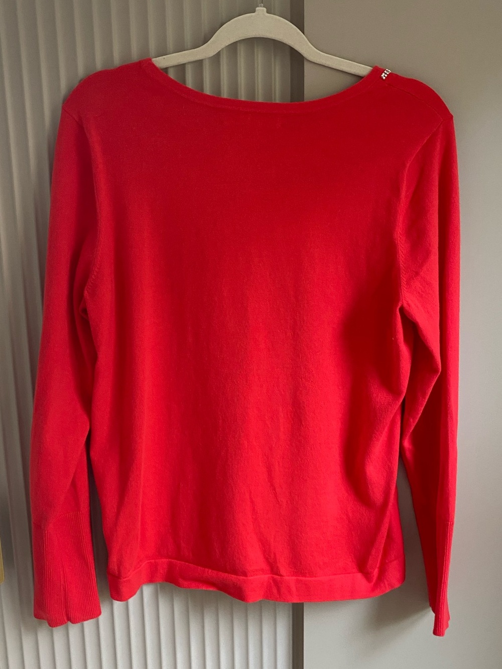 Lilly Pulitzer Red Morgen Bow Sweater L - Picture 2 of 5